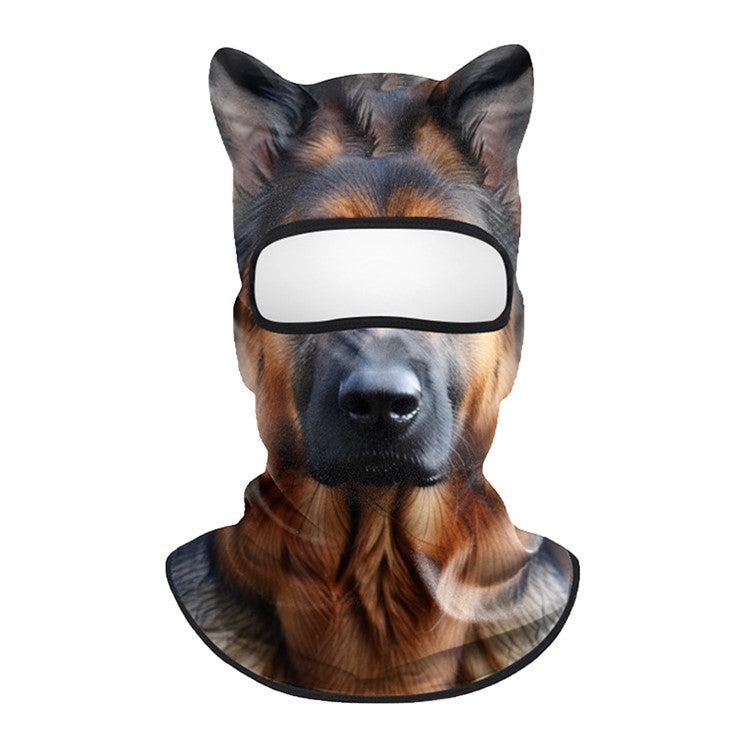 Spring Summer Cycling Balaclava Face Mask Milk Silk Full Face Sun Protection Funny Animal Print Headwear