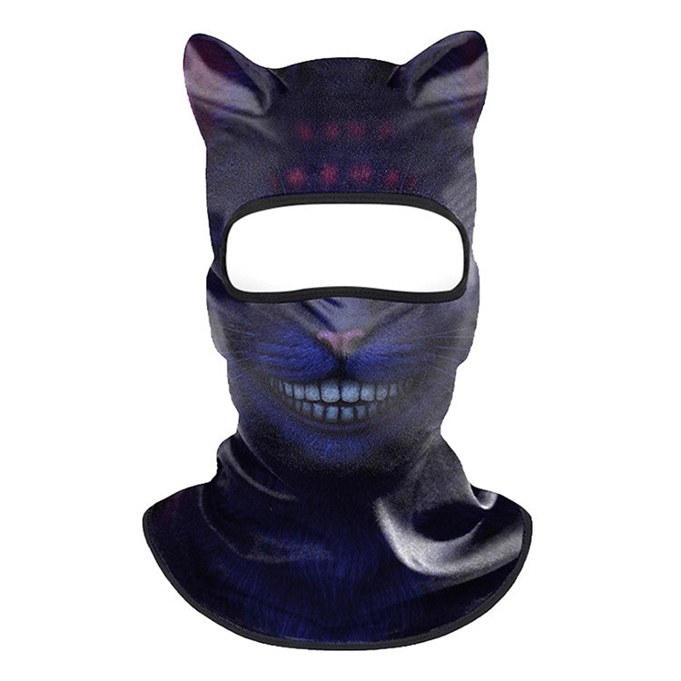 Spring Summer Cycling Balaclava Face Mask Milk Silk Full Face Sun Protection Funny Animal Print Headwear