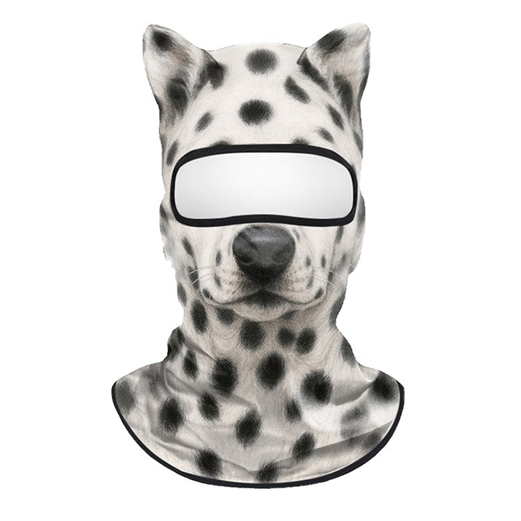 Spring Summer Cycling Balaclava Face Mask Milk Silk Full Face Sun Protection Funny Animal Print Headwear