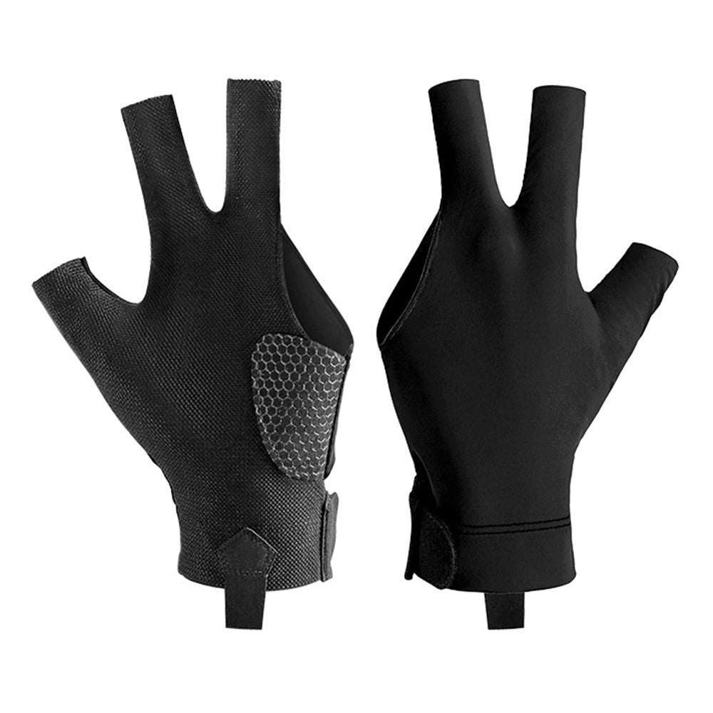 GL060 1Pc Snooker Billiards Glove 3 Finger Breathable Anti-Slip Wear-Resistant Glove