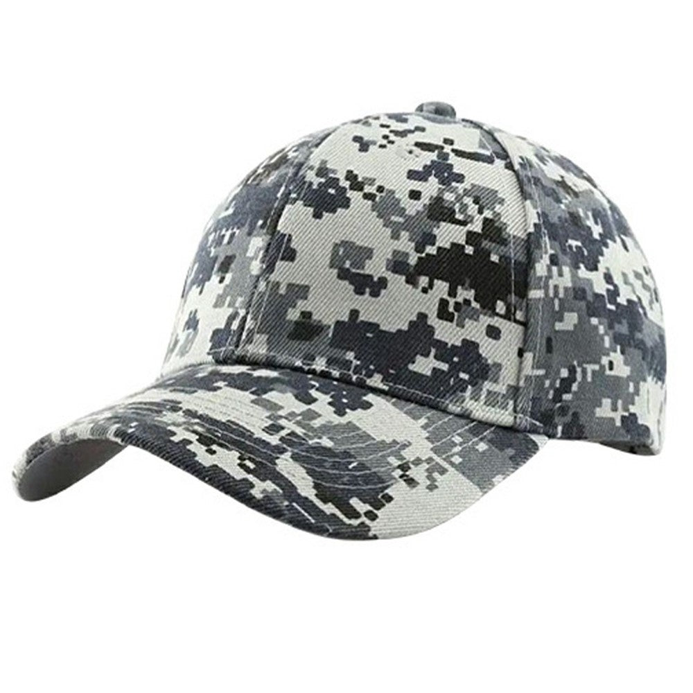 Outdoor Sun Hat Wide Brim Baseball Cap Tactical Camo Sports Hat for Hiking Camping