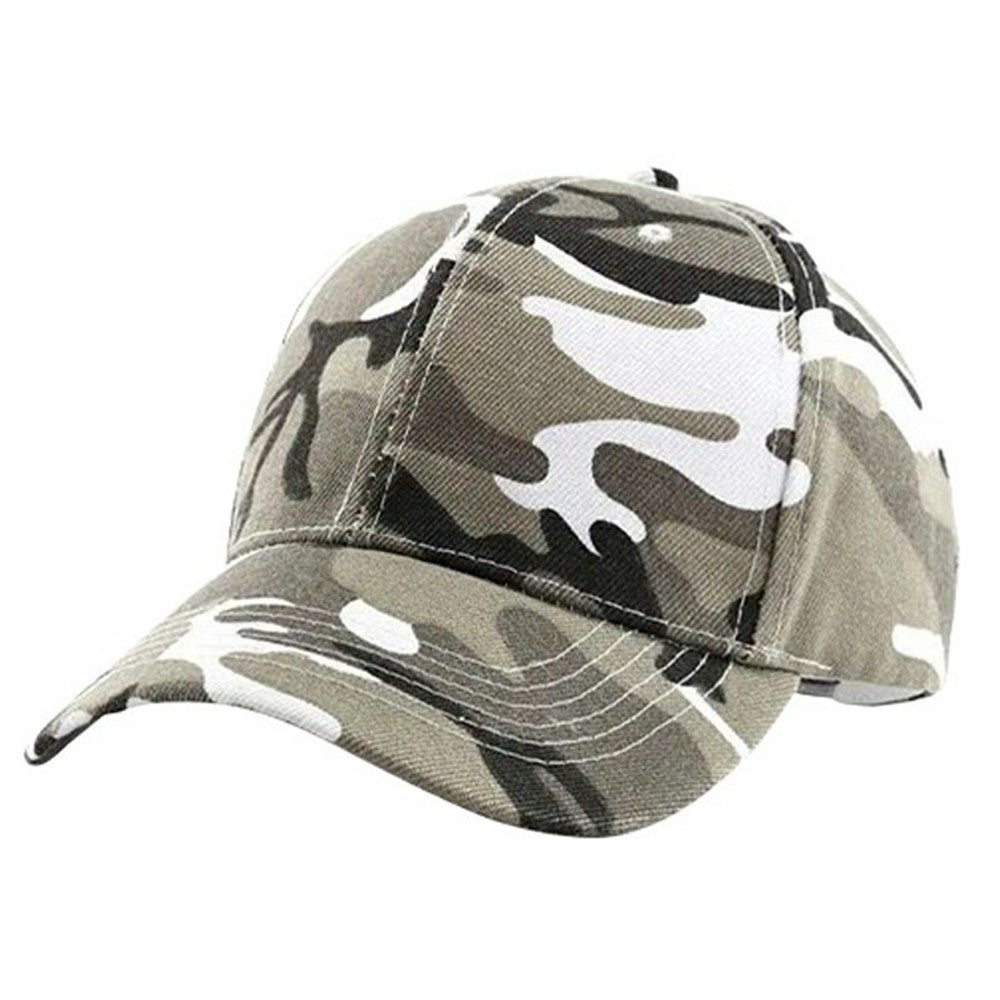 Outdoor Sun Hat Wide Brim Baseball Cap Tactical Camo Sports Hat for Hiking Camping