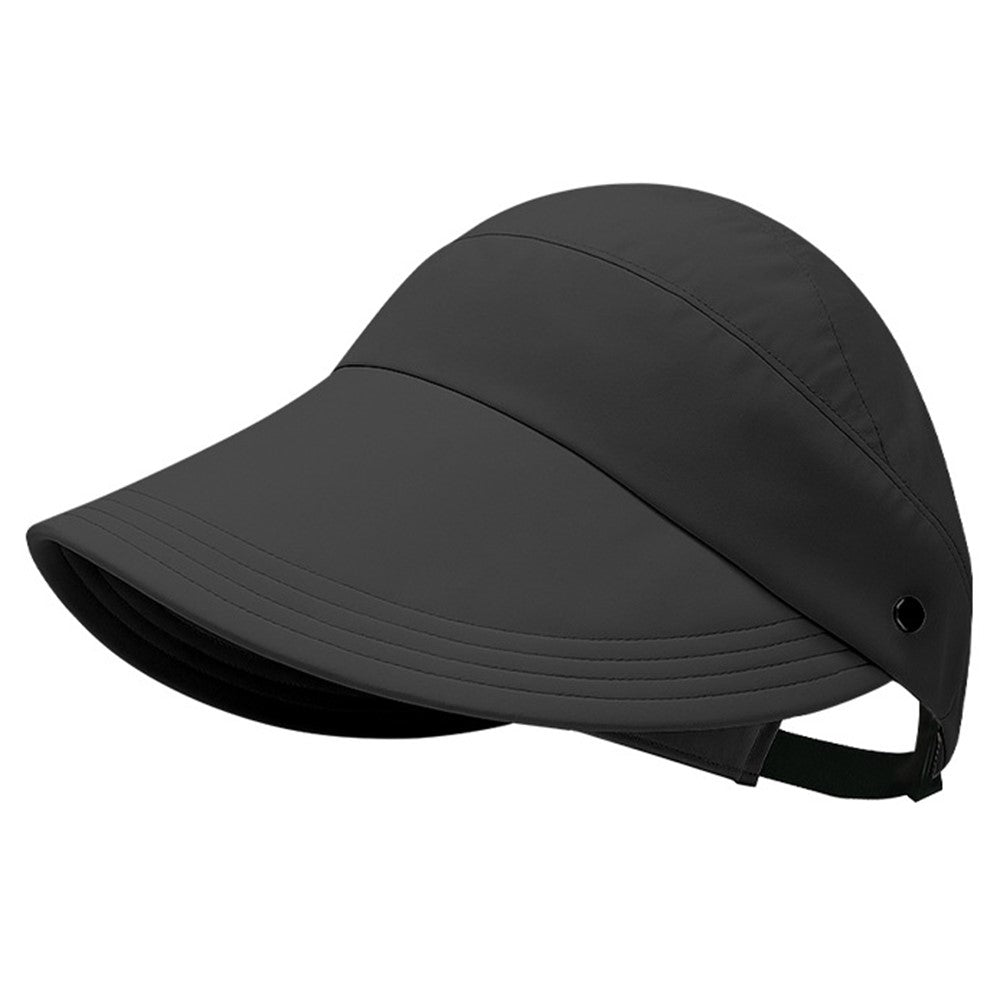 KDYFM Summer Outdoor Sun Hat Breathable Mesh Liner Wide Brim Visor Cap for Hiking / Fishing