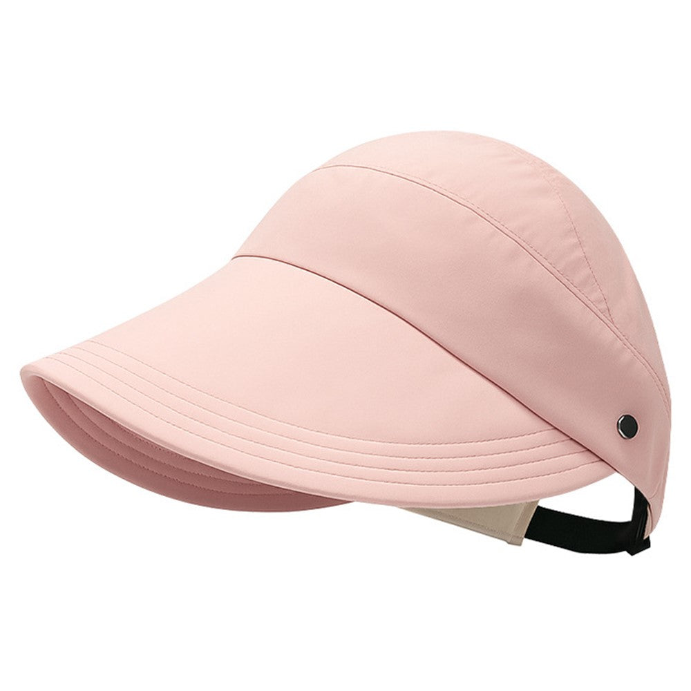 KDYFM Summer Outdoor Sun Hat Breathable Mesh Liner Wide Brim Visor Cap for Hiking / Fishing