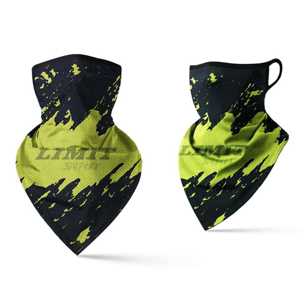 Milk Silk Neck Gaiter Triangle Scarf Breathable Sun Protection Face Mask for Cycling / Fishing / Outdoor Sports