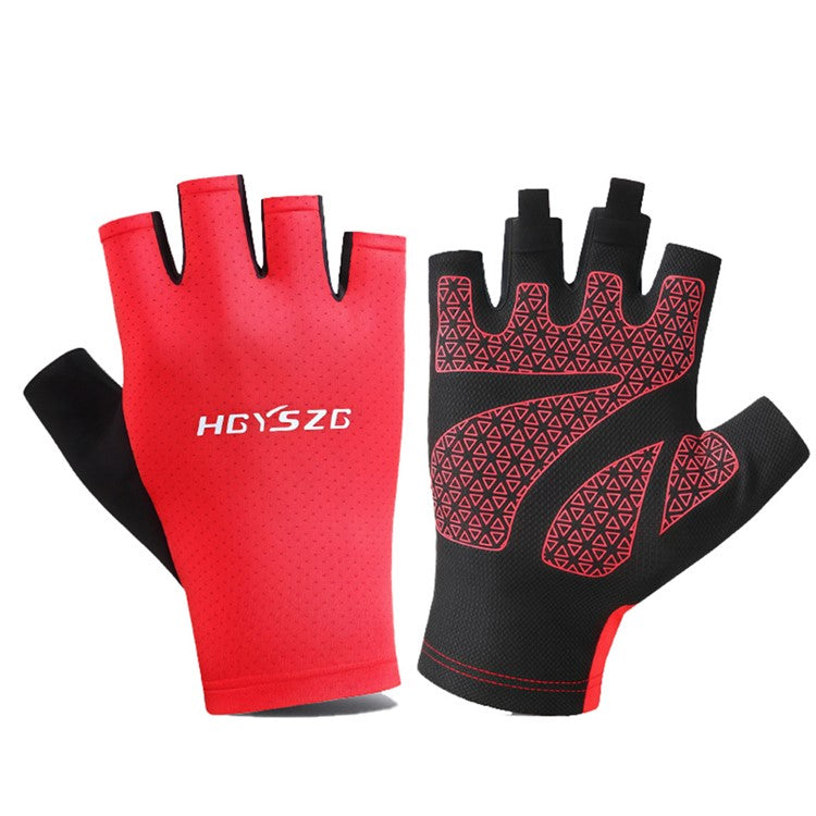HGYSZG 1 Pair Size L Cycling Summer Thin Half Finger Gloves Fitness Strength Training Unisex Gloves