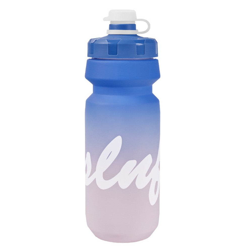 650ml Outdoor Sports LDPE Water Bottle Camping Cycling Hiking Gradient Leakproof Squeeze Bottle BPA Free, No FDA