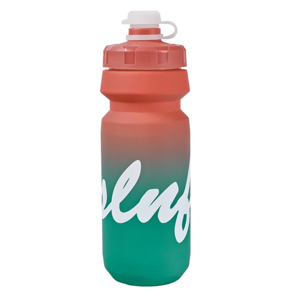650ml Outdoor Sports LDPE Water Bottle Camping Cycling Hiking Gradient Leakproof Squeeze Bottle BPA Free, No FDA
