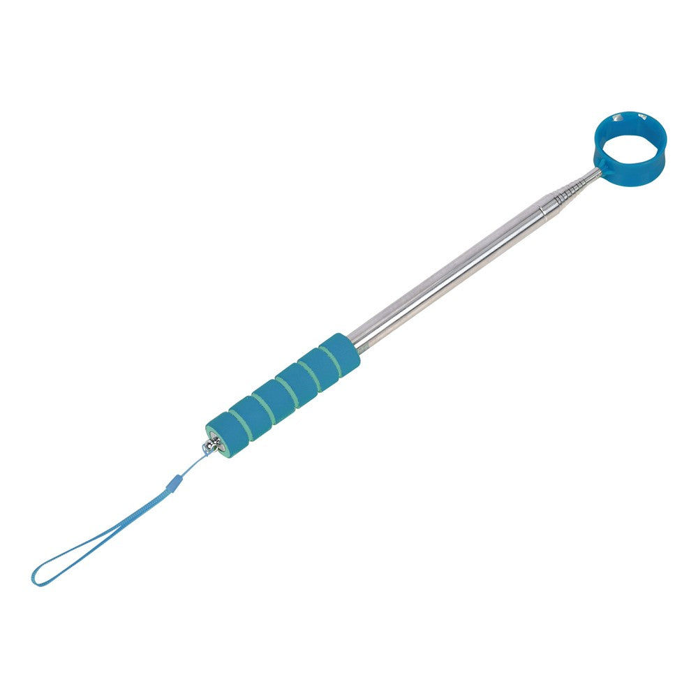 D541 Stainless Steel Golf Ball Retriever 2.7m Telescopic Picker Grabber with Comfortable EVA Grip