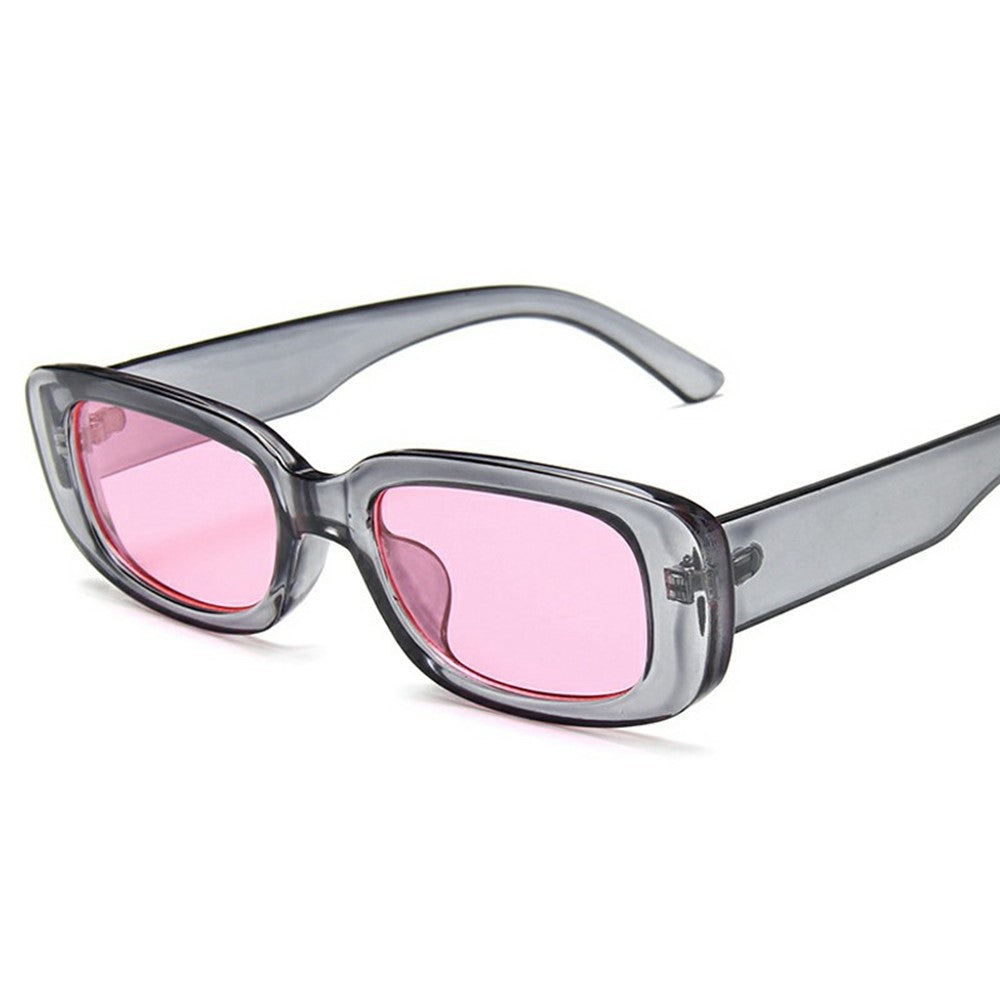 Square Frame Sunglasses Retro Lightweight Sun UV Protection Glasses for Small Faces