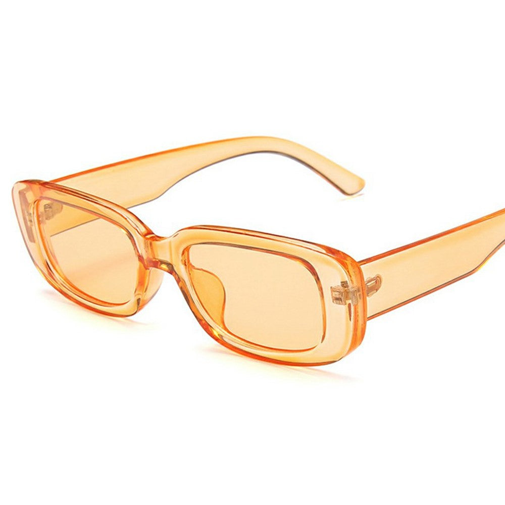 Square Frame Sunglasses Retro Lightweight Sun UV Protection Glasses for Small Faces