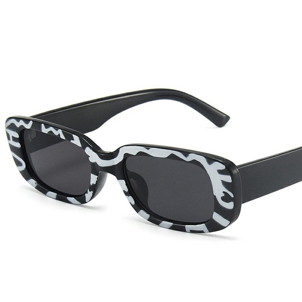 Square Frame Sunglasses Retro Lightweight Sun UV Protection Glasses for Small Faces