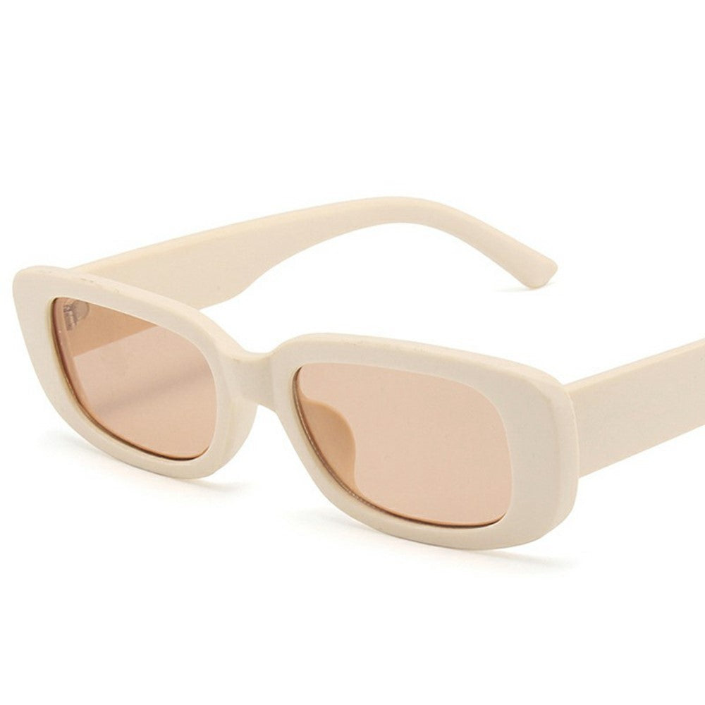 Square Frame Sunglasses Retro Lightweight Sun UV Protection Glasses for Small Faces