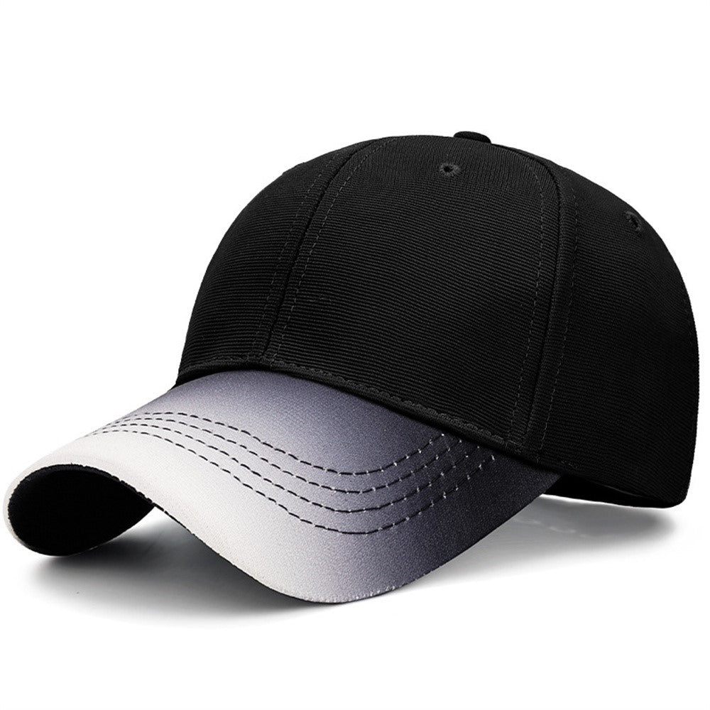 2025181 Four Season Baseball Cap Sunproof Polyester Cotton Stylish Gradient Hat