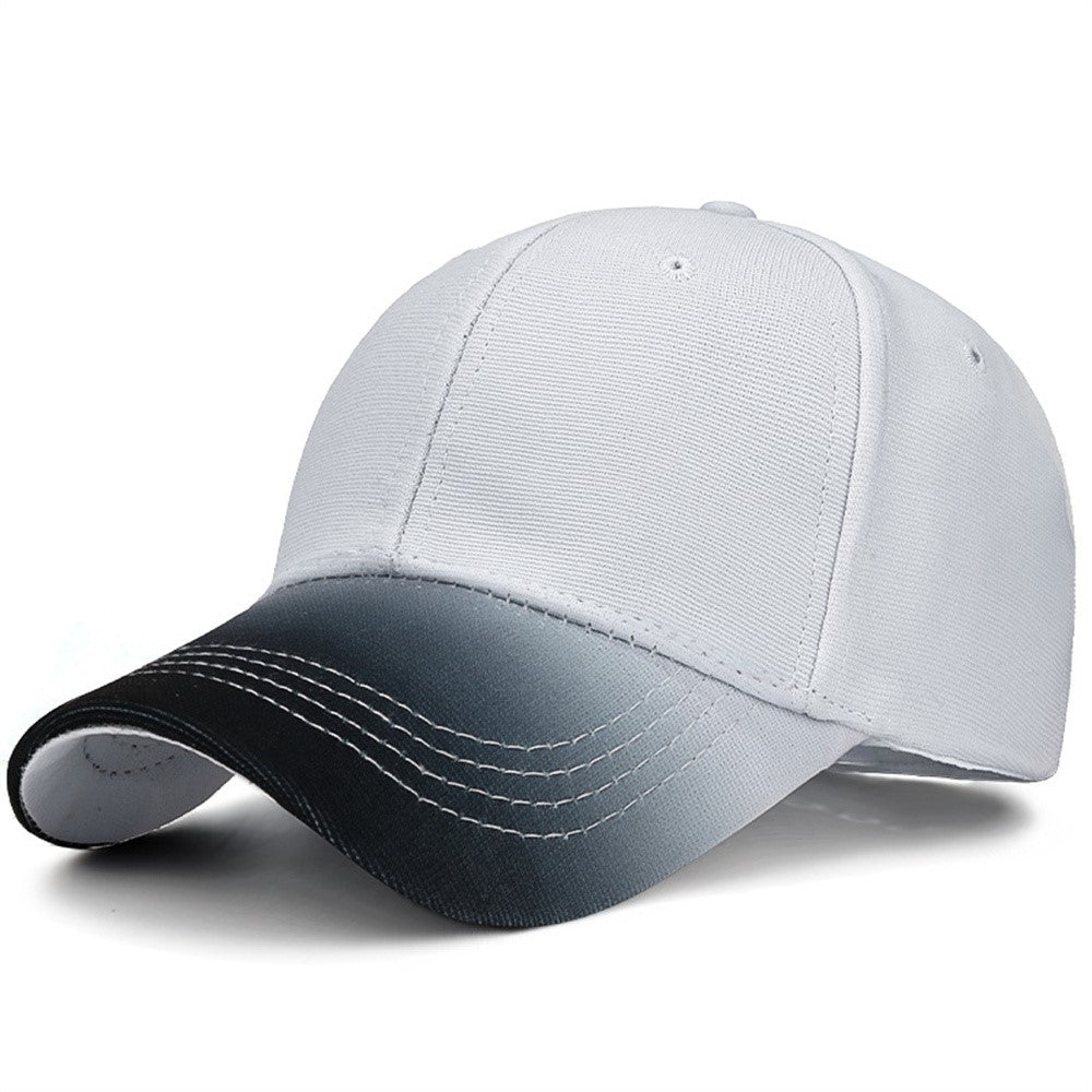 2025181 Four Season Baseball Cap Sunproof Polyester Cotton Stylish Gradient Hat