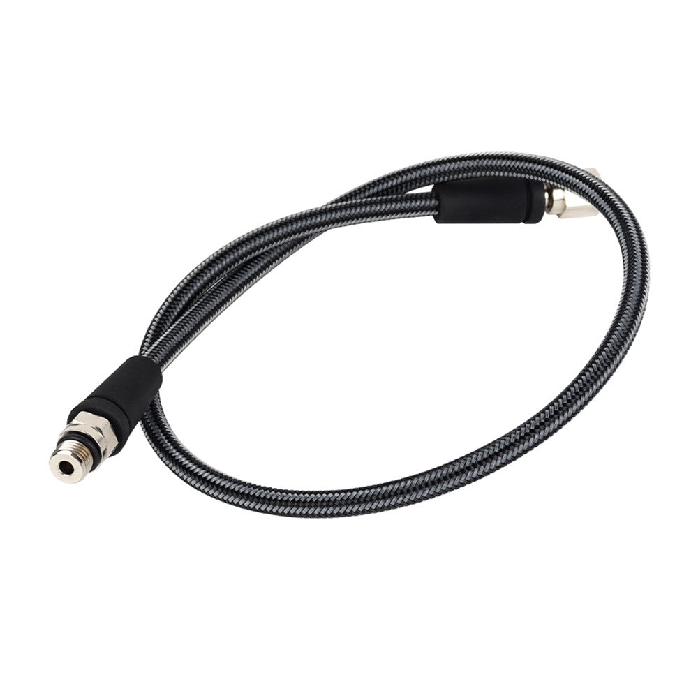 DIDEEP 65cm Scuba Diving High Pressure Regulator Hose Carbon Fiber Braided 7 / 16-20UNF Thread Hose