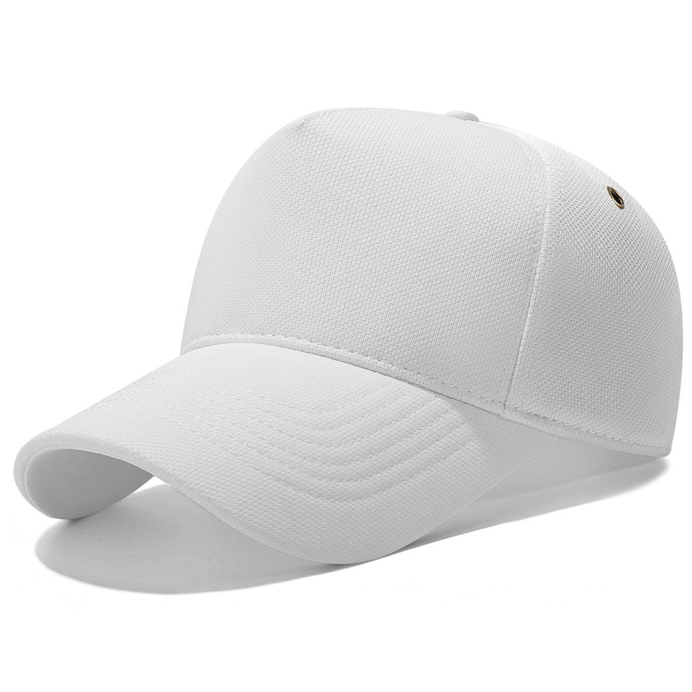 Four Seasons Baseball Cap Men Women High Crown Sun Protection Hat with Copper Ring Vent Holes