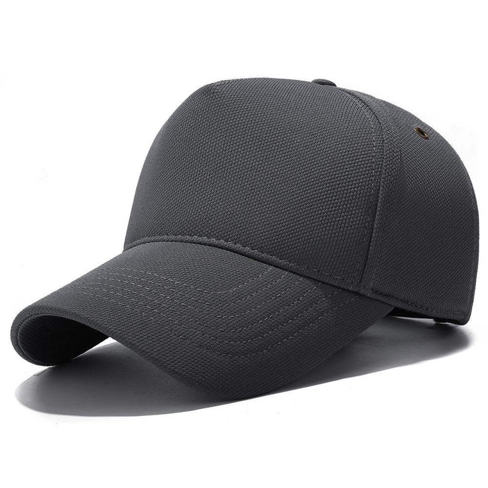 Four Seasons Baseball Cap Men Women High Crown Sun Protection Hat with Copper Ring Vent Holes