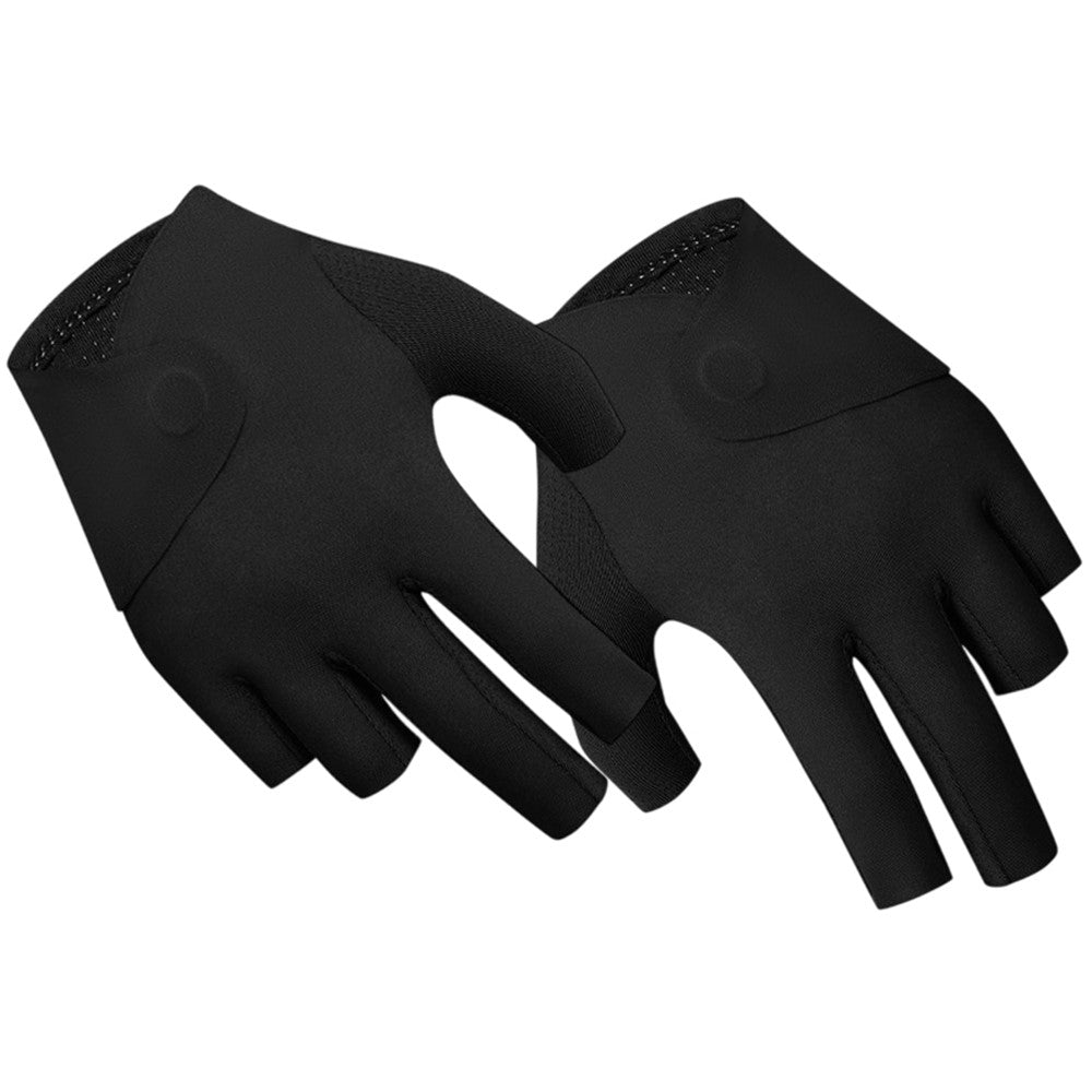 XG92 1 Pair Professional Billiard Glove with Magnetic Clasp Non Slip Open Finger Snooker Pool Glove