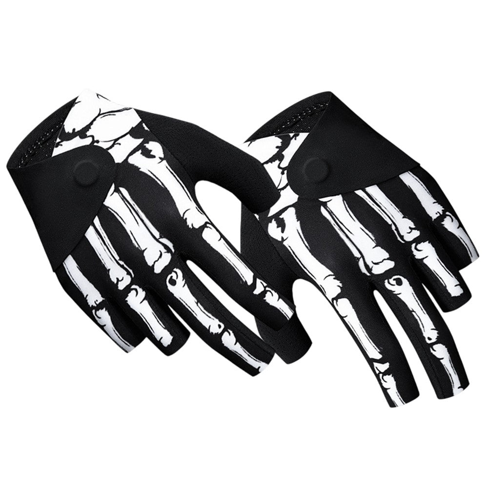 XG92 1 Pair Professional Billiard Glove with Magnetic Clasp Non Slip Open Finger Snooker Pool Glove