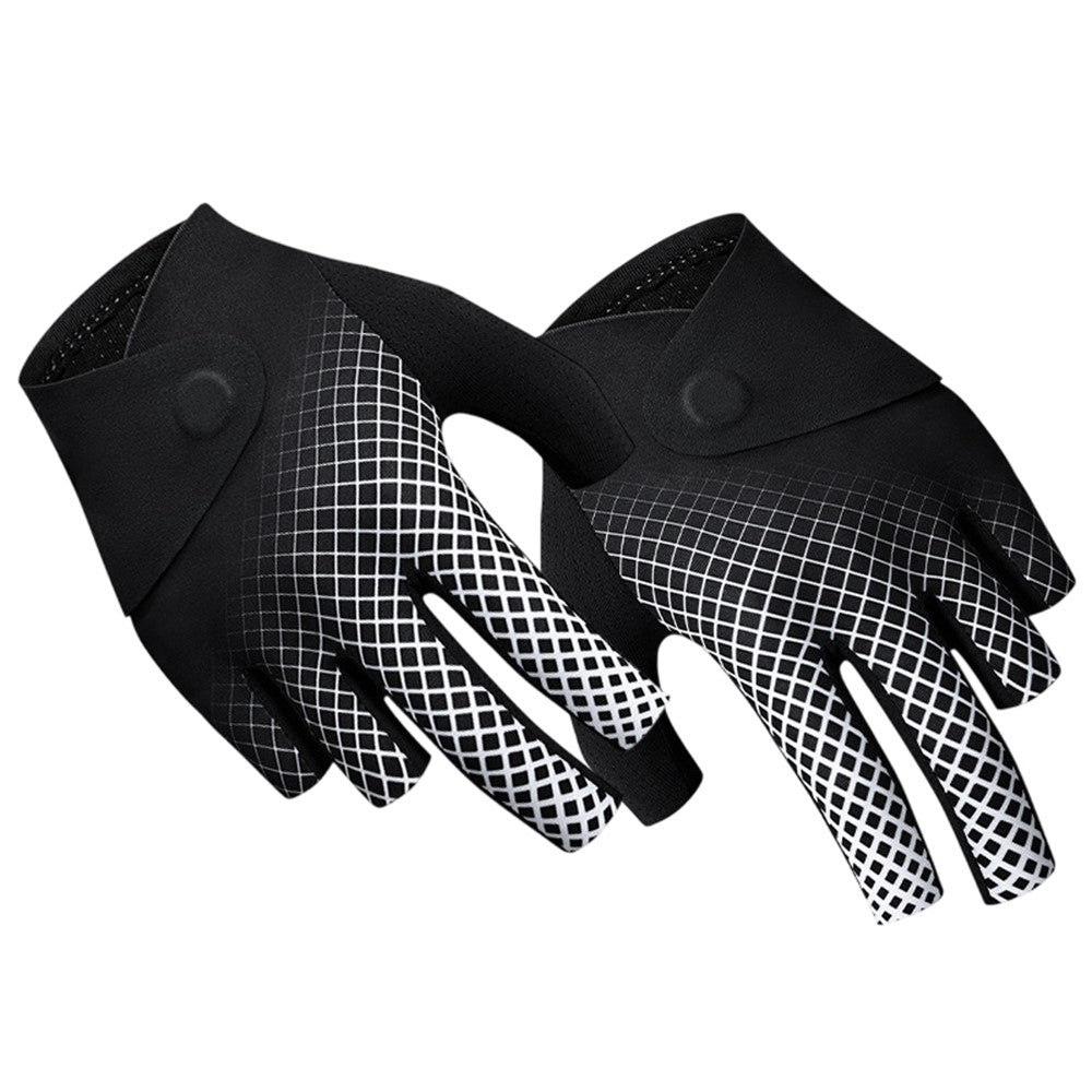 XG92 1 Pair Professional Billiard Glove with Magnetic Clasp Non Slip Open Finger Snooker Pool Glove