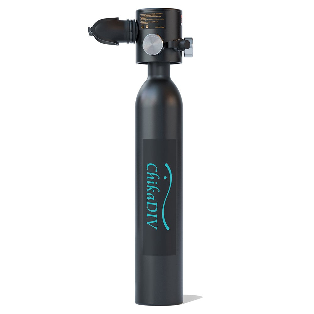 mini scuba gear CHIKADIV C300-A1 Mini Scuba Tank Diving Gear for Diver 0.5L Diving Tan