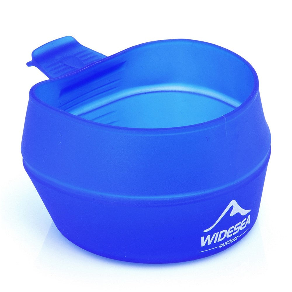 WIDESEA WSCP-250ML Outdoor Travel Camping Picnic Water Cup 250ML TPE Coffee Tea Mug Foldable Cup BPA Free, No FDA Certification