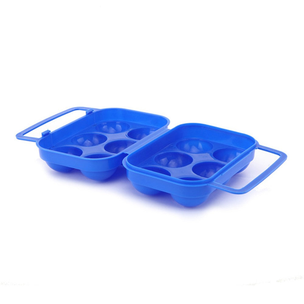 Outdoor Camping Picnic Eggs Case 6 Grids Egg Storage Box Portable Egg Holder Container Kitchen Organizer BPA Free, No FDA Certificate