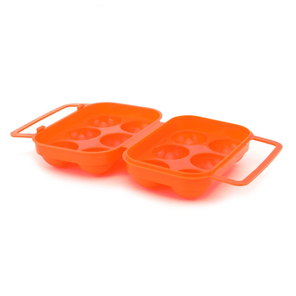 Outdoor Camping Picnic Eggs Case 6 Grids Egg Storage Box Portable Egg Holder Container Kitchen Organizer BPA Free, No FDA Certificate