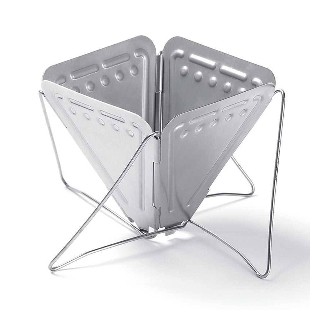 HALIN Stainless Steel Coffee Dripper Holder Folding Outdoor Camping Coffee Filter Rack BPA Free, No FDA Certificate