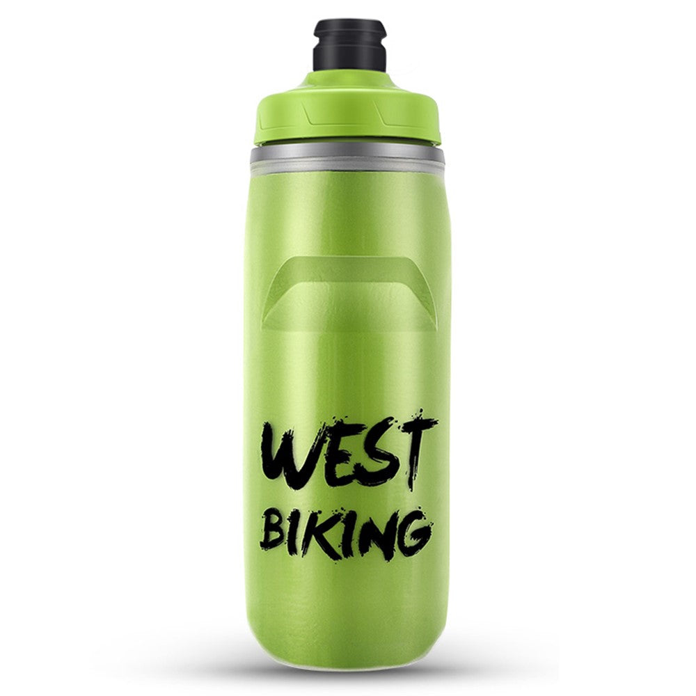 WEST BIKING YP0721047 Insulated PP+Silicone Squeeze Water Bottle Cycling Drinking Cup BPA-free, No FDA Certified