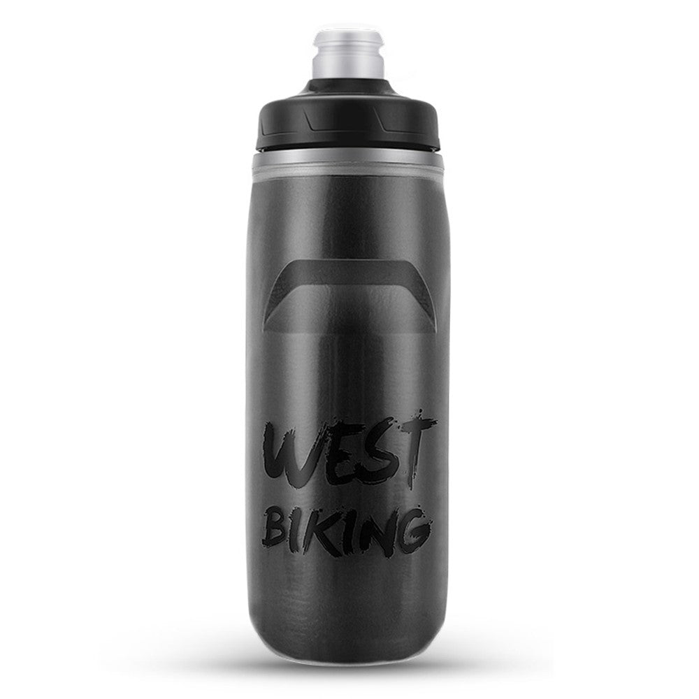 WEST BIKING YP0721047 Insulated PP+Silicone Squeeze Water Bottle Cycling Drinking Cup BPA-free, No FDA Certified