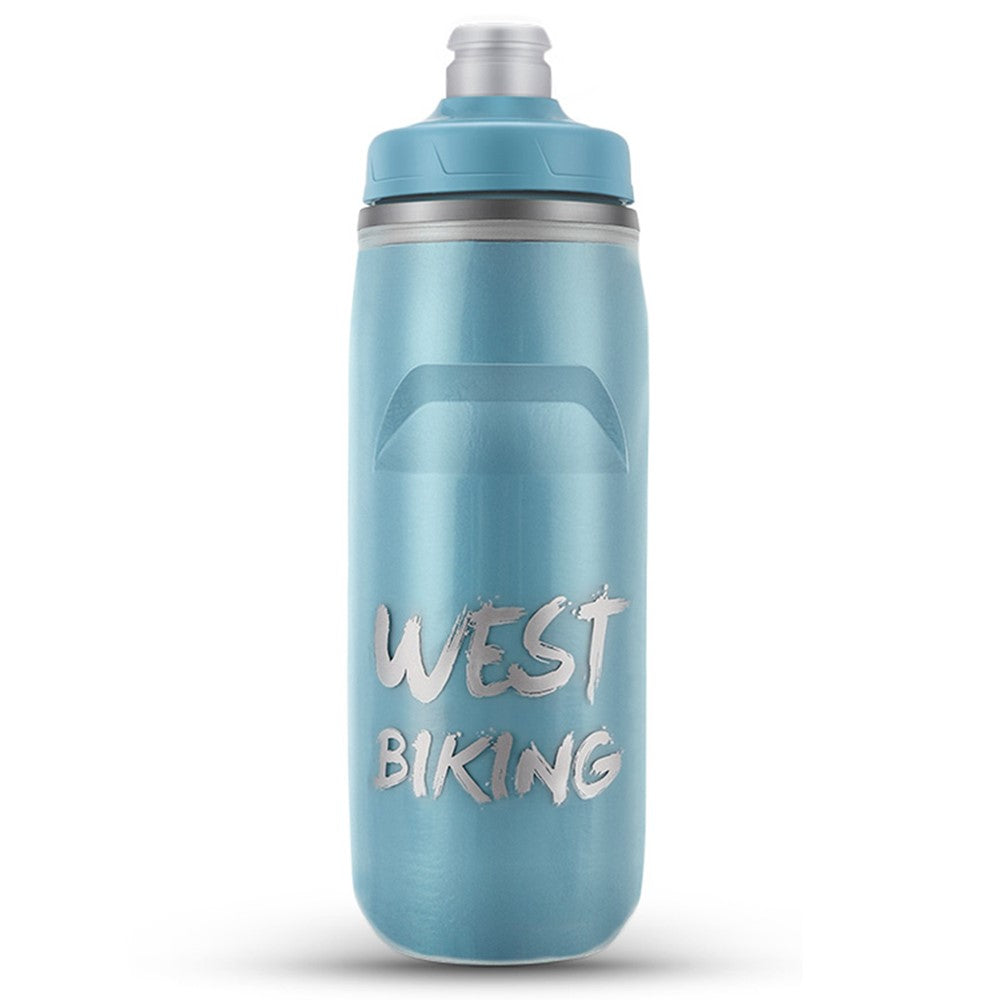 WEST BIKING YP0721047 Insulated PP+Silicone Squeeze Water Bottle Cycling Drinking Cup BPA-free, No FDA Certified