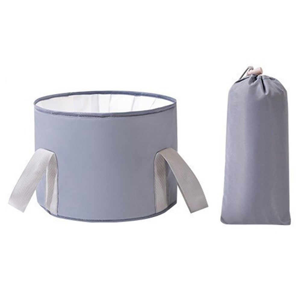 AOTU Thermal Insulation Aluminum Foil Foot Bath Basin Home Foot Soaking Bucket for Travel, Size: S