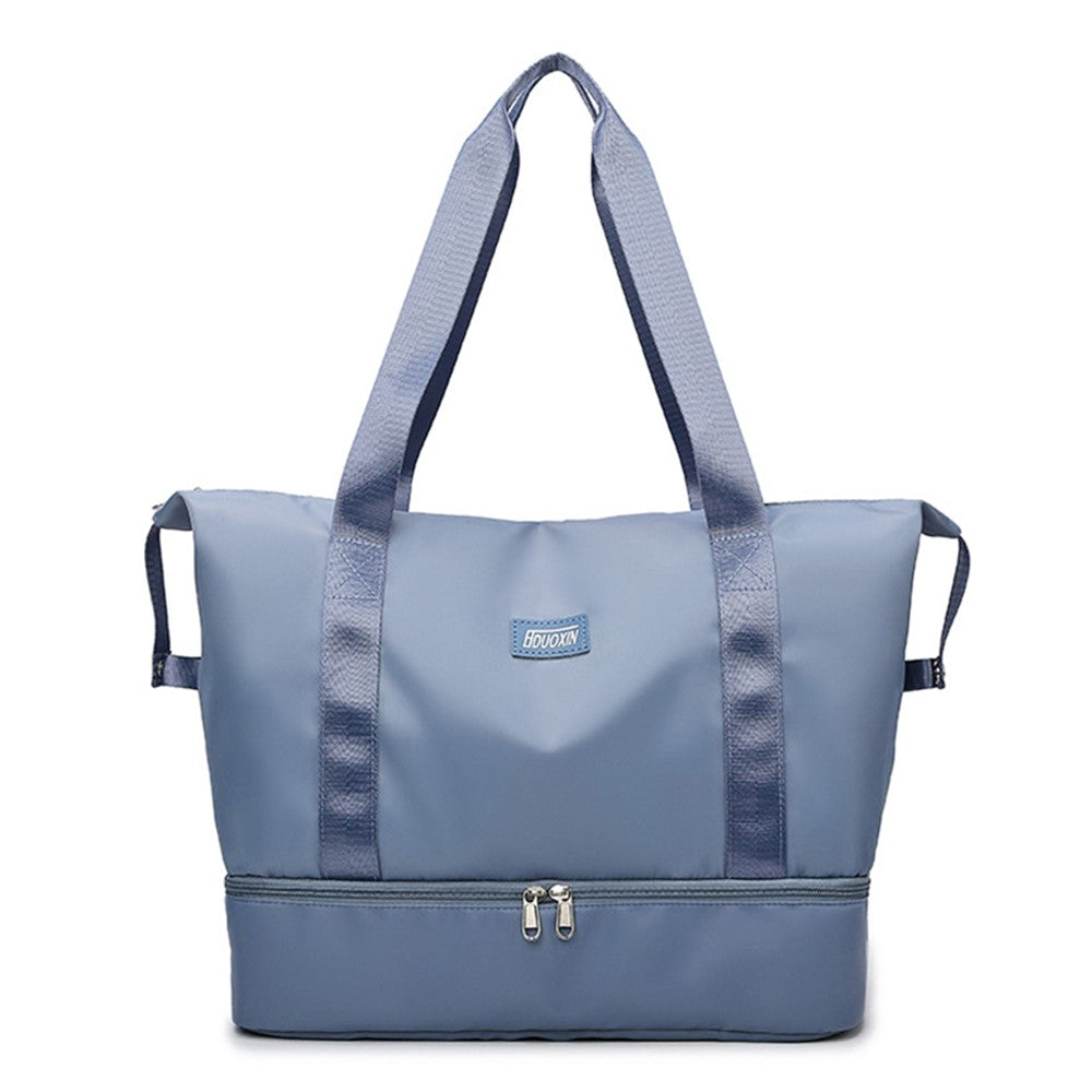 Large Capacity Nylon Waterproof Fitness Tote Single Shoulder Bag Travel Luggage Bag
