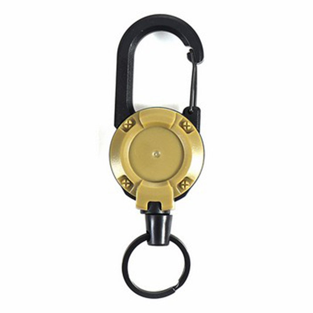 HS-6890 Automatic Retractable Wire Rope Anti-Theft Tactical Keychain Buckle