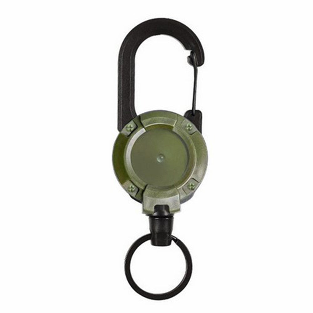 HS-6890 Automatic Retractable Wire Rope Anti-Theft Tactical Keychain Buckle