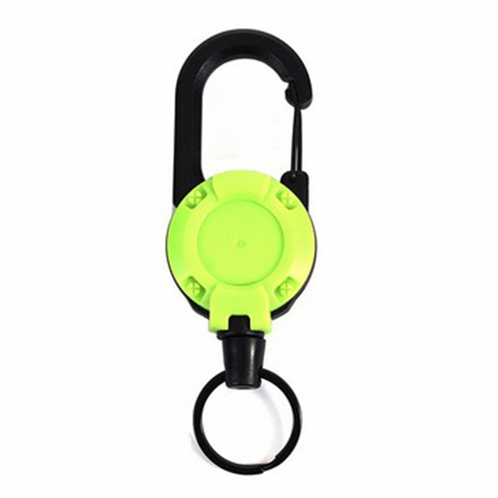 HS-6890 Automatic Retractable Wire Rope Anti-Theft Tactical Keychain Buckle