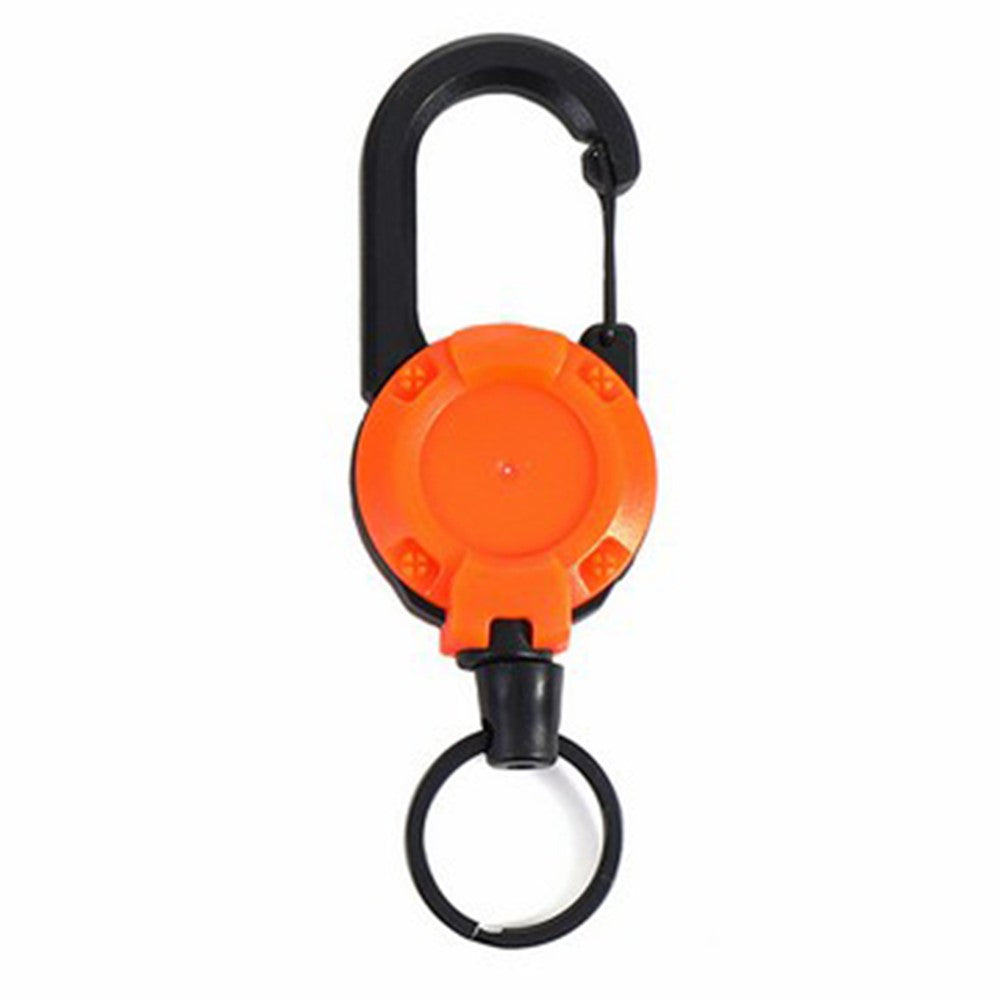 HS-6890 Automatic Retractable Wire Rope Anti-Theft Tactical Keychain Buckle