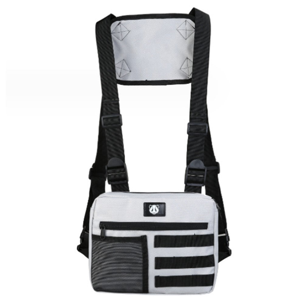 YA3066 Tactical Vest Bag Waterproof Oxford Cloth Chest Bag Casual Daypack Mini Backpack