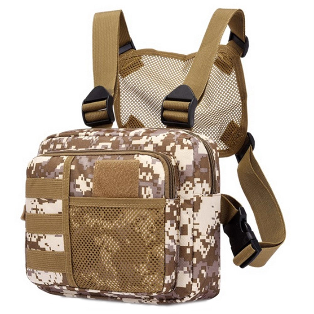 YA136 Waterproof Oxford Cloth Tactical Chest Bag Running Sports Vest Pouch