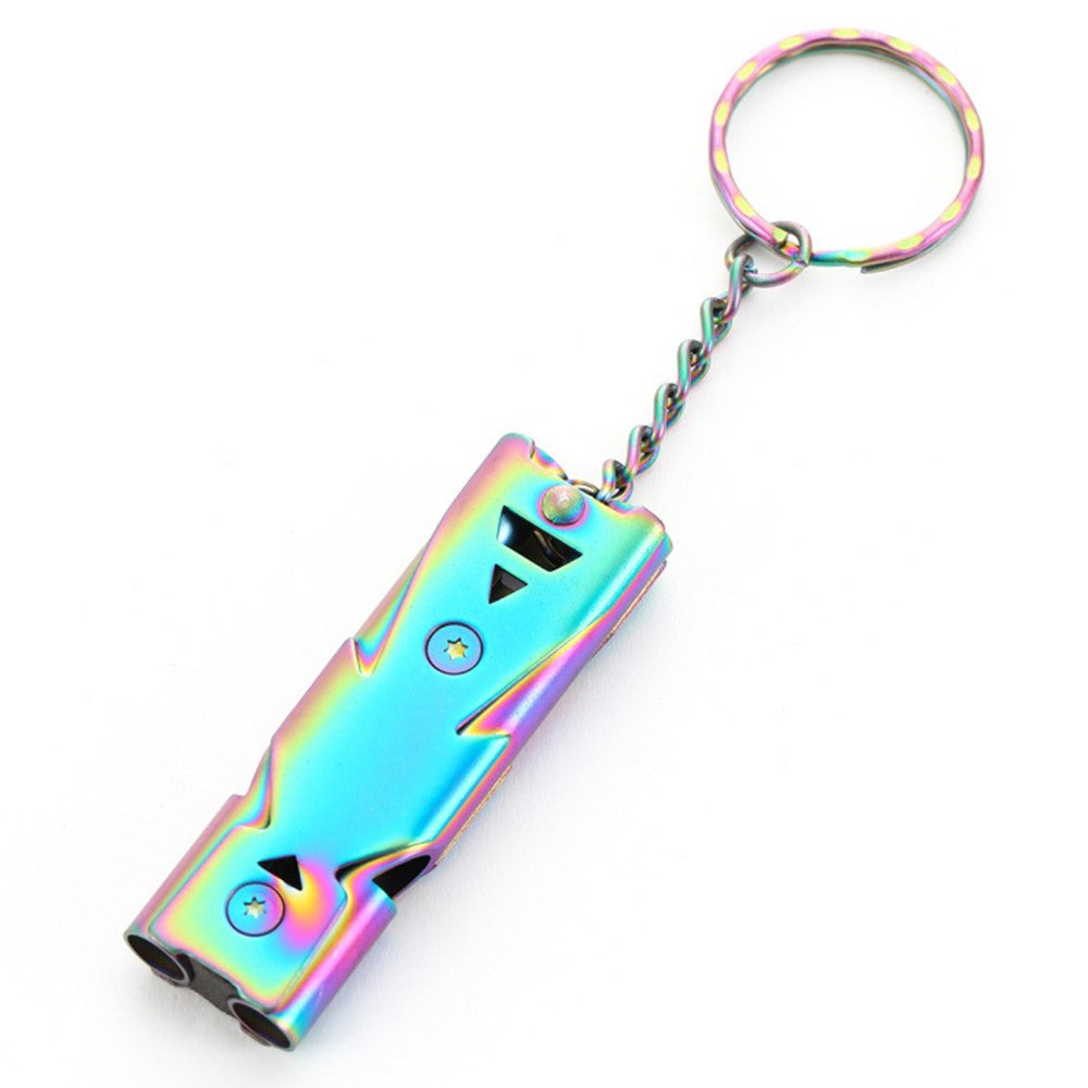 Stainless Steel Loud Emergency Survival Whistle for Camping Hiking Sports Dog Training