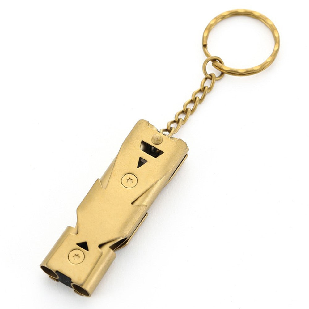 Stainless Steel Loud Emergency Survival Whistle for Camping Hiking Sports Dog Training
