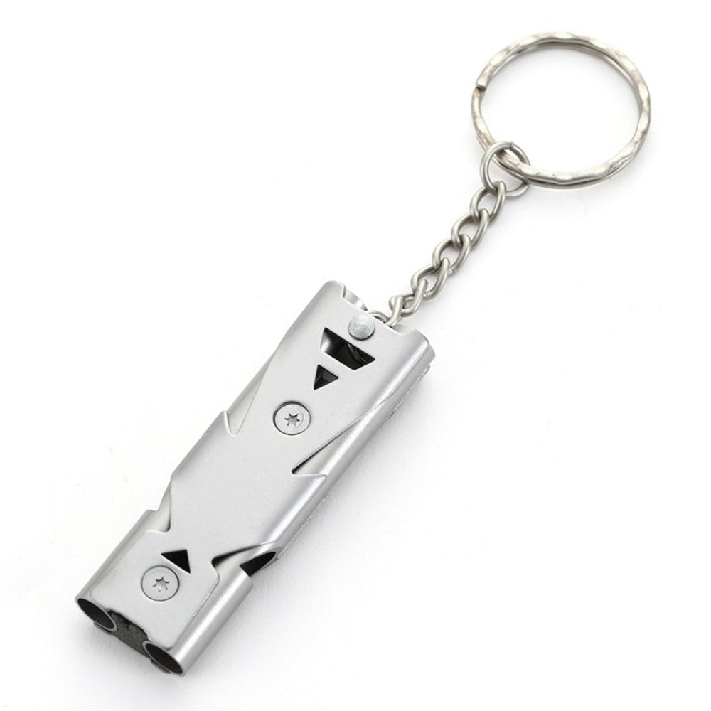 Stainless Steel Loud Emergency Survival Whistle for Camping Hiking Sports Dog Training