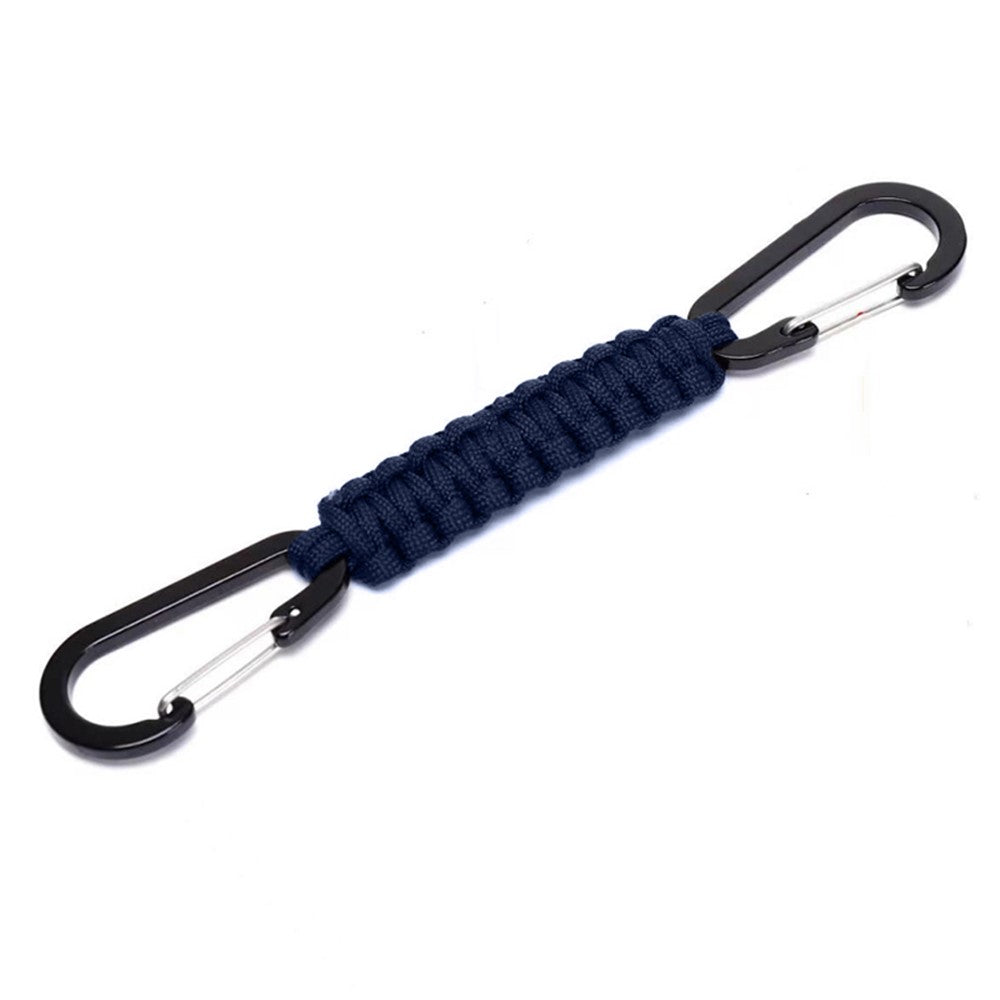 YT15010 Outdoor Climbing Paracord Keychain Carabiner Handcrafted Emergency Gear