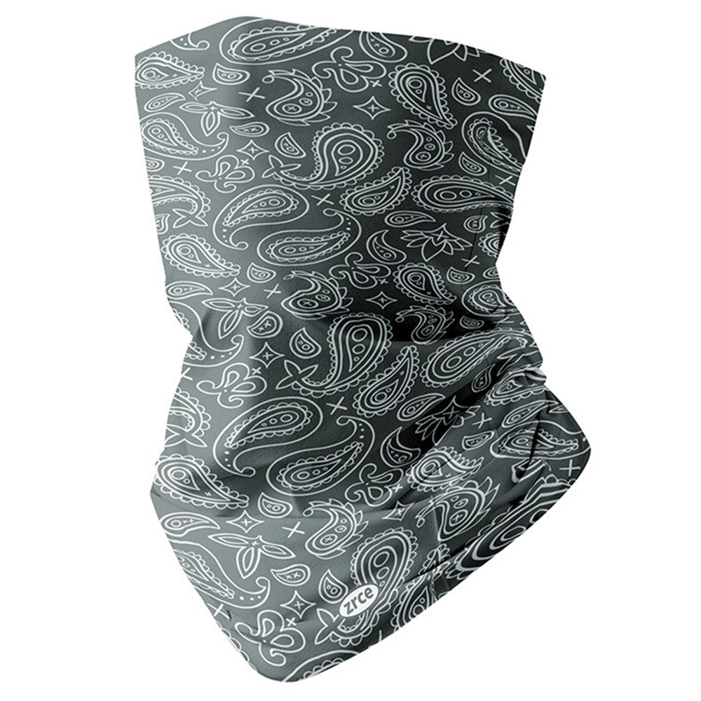 ZRCE YD Outdoor Cycling Face Mask Paisley Pattern Ice Silk Anti-UV Neck Scarf