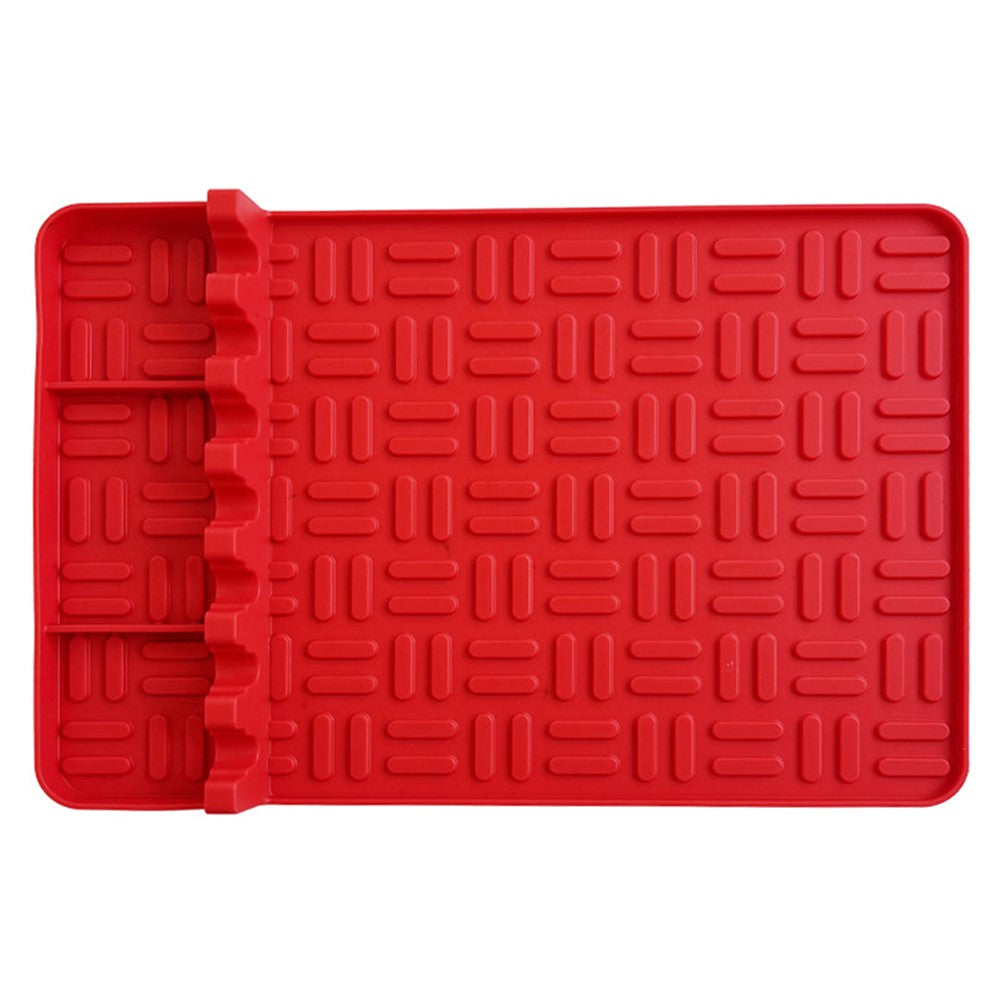 Outdoor BBQ Grill High Temperature Resistant Side Shelf Silicone Pad Barbecue Grill Tool Pad