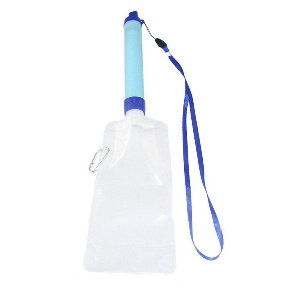 YA20213 Outdoor Water Purifier Straw Portable Emergency Camping Hiking Water Filter No FDA, BPA-free