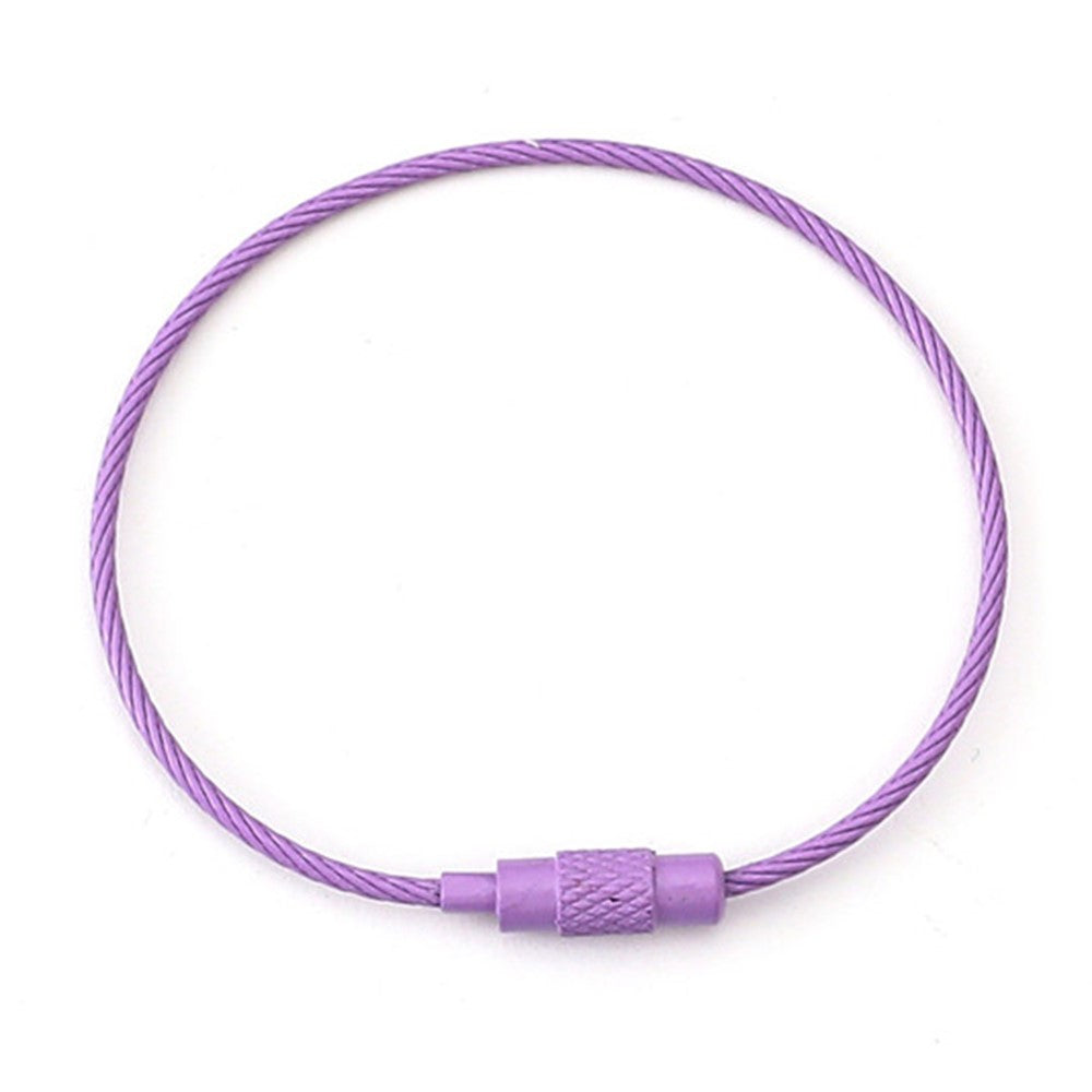 YH0589 Multifunction Steel Wire Keychain Cable Key Ring Key Chain