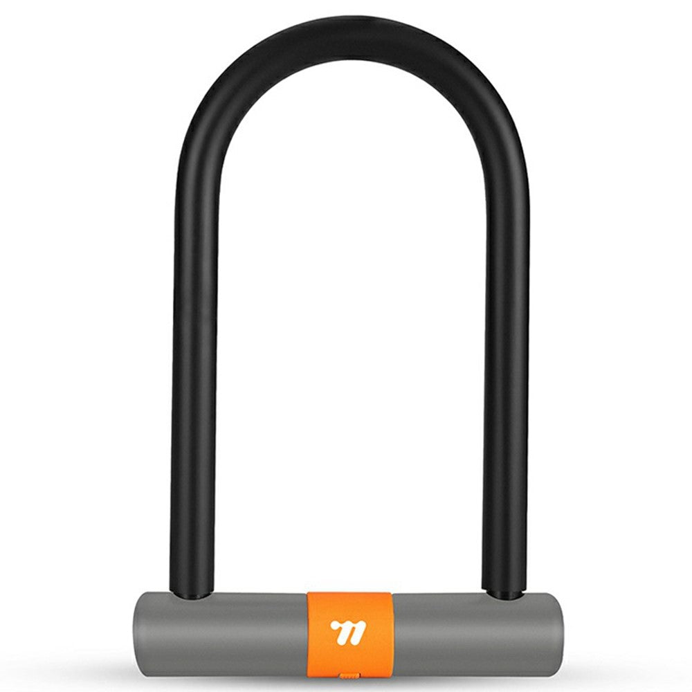 WEST BIKING YP0705109 Anti-Theft Bike Motorcycle Lock High Security U-Shape Door Lock with 2 Keys